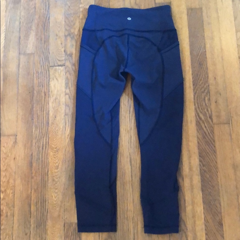 Lululemon All the right paces crop (23”) in Navy